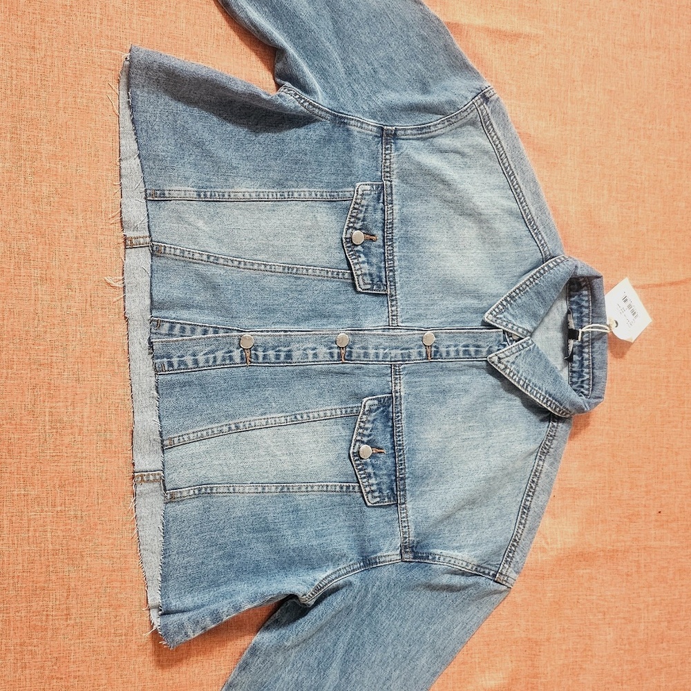 Ser.o.ya Nicki Crop Denim Jacket